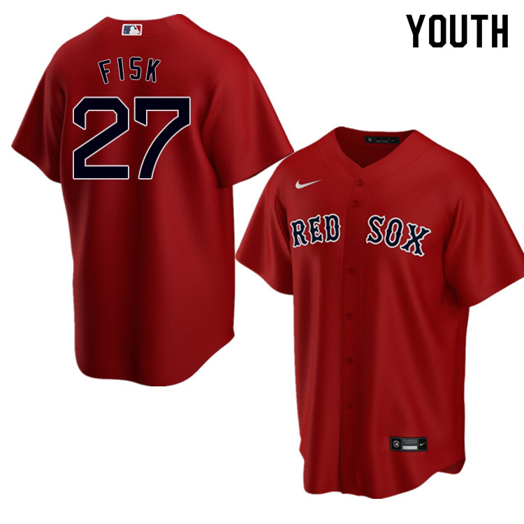 Nike Youth #27 Carlton Fisk Boston Red Sox Baseball Jerseys Sale-Red